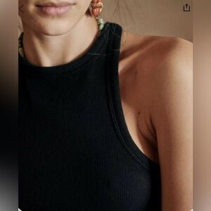 Sezane ribbed tank top